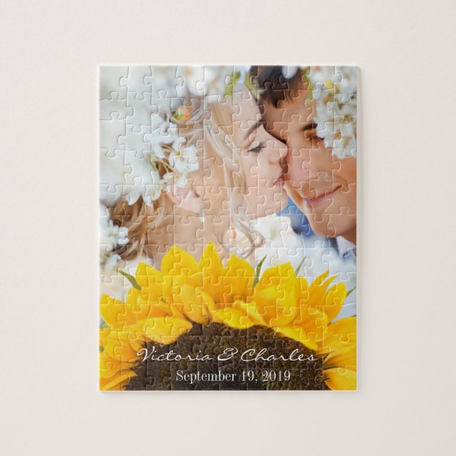 Puzzle Regalos de girasol (Vertical)