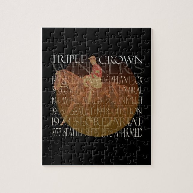Puzzle Regalos de los ganadores del Triple Crown y (Vertical)
