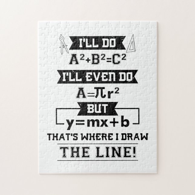 Puzzle Regalos de Maestros de Math Math (Vertical)