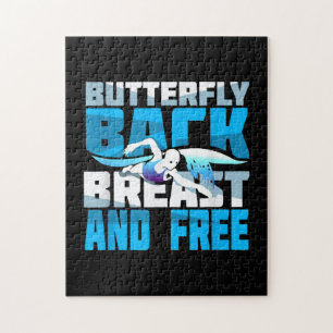 Puzzle Regalos De Natación Para Los Nadadores