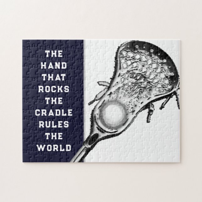 Puzzle Regalos de Novedad de Lacrosse (Horizontal)