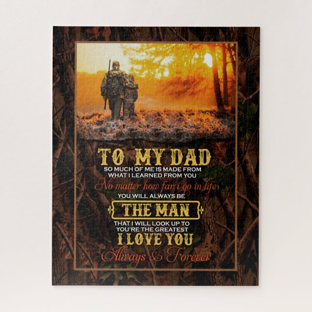 Puzzle Regalos de papá | Carta A Mi Papá El Hombre Que Te (Vertical)