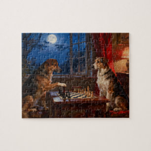 Puzzle Regalos divertidos para amantes de perros jugando