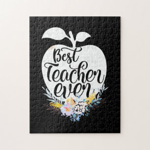 Puzzle Regalos Maestra   La Mejor Flor de Maestra Jamás