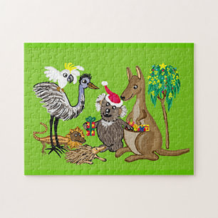 Puzzle Regalos navideños de Santa Koala