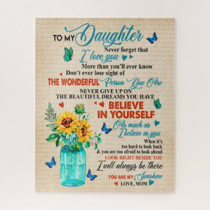 Puzzle Regalos para la hija Carta A Mi Hija De Mamá