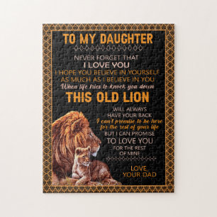 Puzzle Regalos para la hija   Carta A Mi Hija De Papá