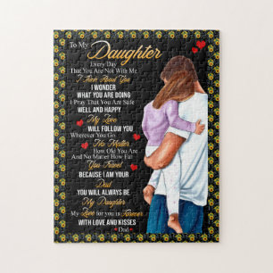 Puzzle Regalos para la hija Carta A Mi Hija De Papá