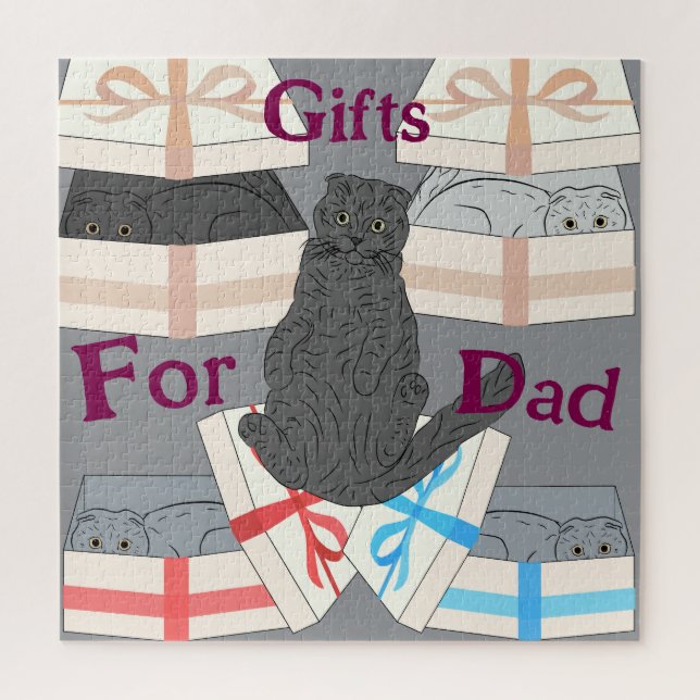 Puzzle Regalos para papá (Vertical)