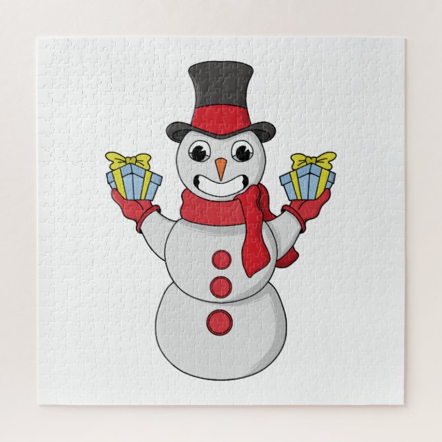 Puzzle Regalos para ti de Snowman (Vertical)