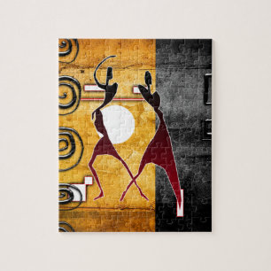 Puzzle Regalos retros del estilo del vintage de África