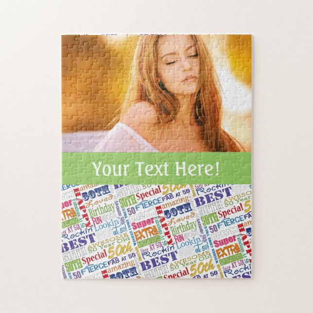 Puzzle Regalos Únicos Y Especiales De Fiesta De 50 Años (Vertical)