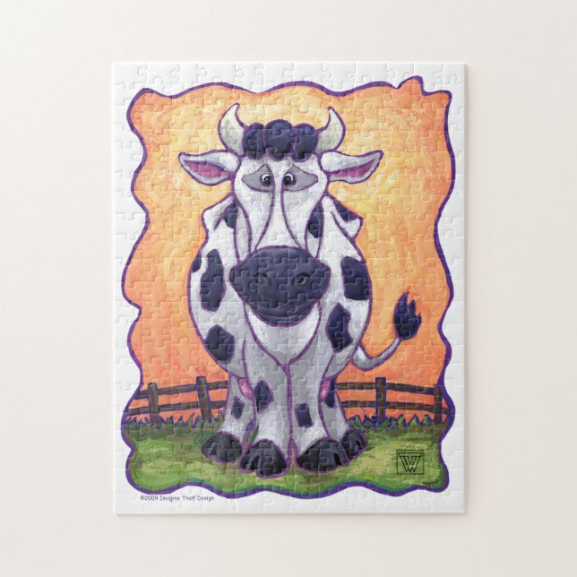 Puzzle Regalos y accesorios para vacas (Vertical)