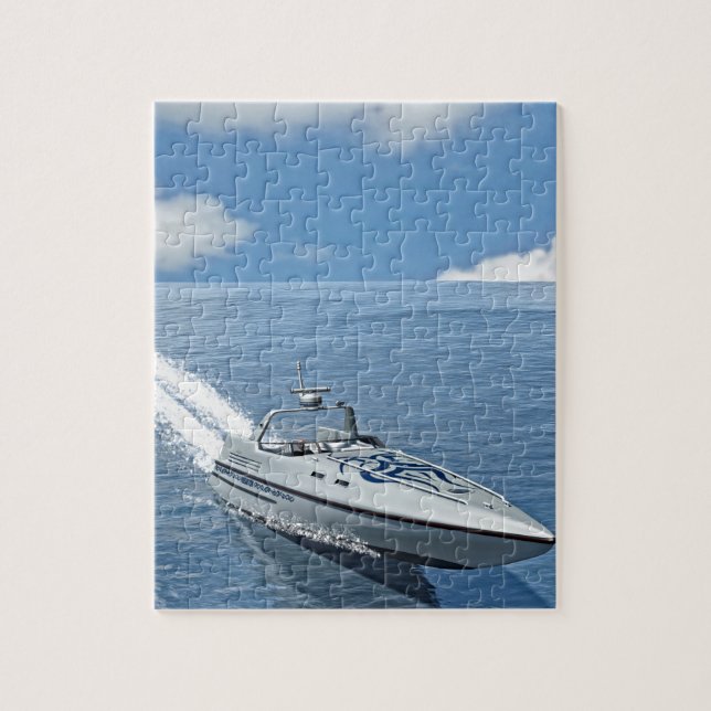 Puzzle Regatas de la velocidad adelante (Vertical)