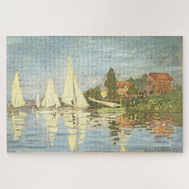 Puzzle Regattas en Argenteuil, Monet (Horizontal)