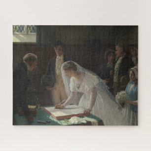 Puzzle Registro de Bodas (por Edmund Blair Leighton)