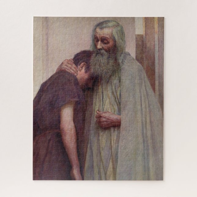 Puzzle Regreso a casa (padre e hijo) (Vertical)