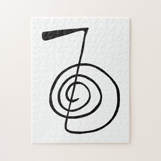 Puzzle Reiki: Cho Ku Rei: El símbolo del poder (Vertical)