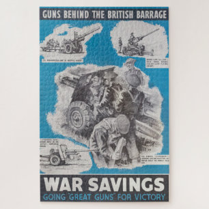 Puzzle Reimpresión del cartel británico del tiempo de