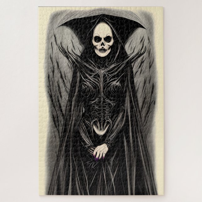 Puzzle Reina de bruja malvada oscura (Vertical)