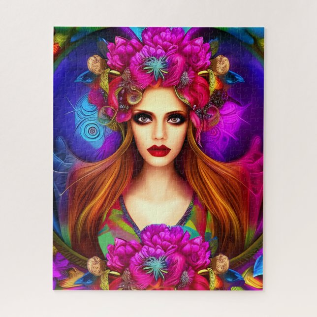 Puzzle Reina de las flores (Vertical)