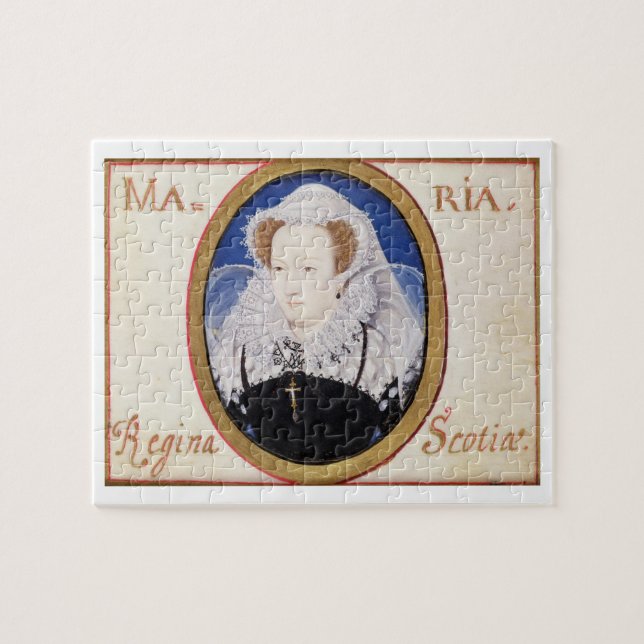 Puzzle Reina de Maria de escocés (1542-87) (aguazo en la (Horizontal)