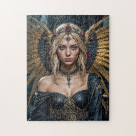 Puzzle Reina del Ángel Oscuro del Ala Dorada