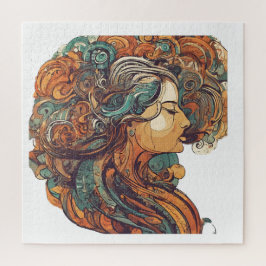 Puzzle Reina del Boho Afro - Artista colorido