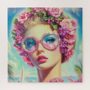 Puzzle Reina del glamour tropical