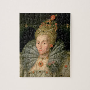 Puzzle Reina Elizabeth I (retrato de la longitud del