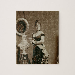 Puzzle Reina Emma (1836-85) (fotografía de la sepia)