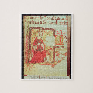 Puzzle Reina fol.7 Matilda de Nero D VIII del algodón qu