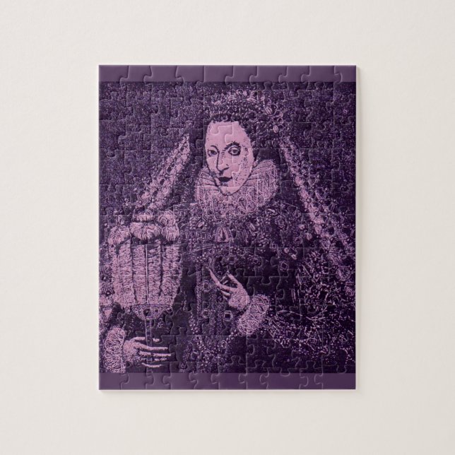 Puzzle Reina Isabel I en lavanda (Vertical)