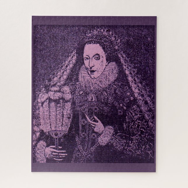 Puzzle Reina Isabel I en lavanda (Vertical)