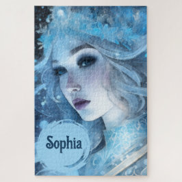 Puzzle Reina mística del hielo - Fantasía arte de diosa d