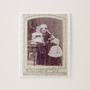 Puzzle Reina Victoria (1819-1901) con sus nietos,