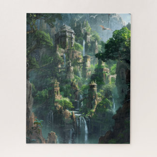 Puzzle Reino de la Cascada de Fantasía