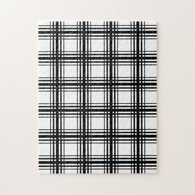 Puzzle Rejilla en Blanco y Negro Frustrante (Vertical)