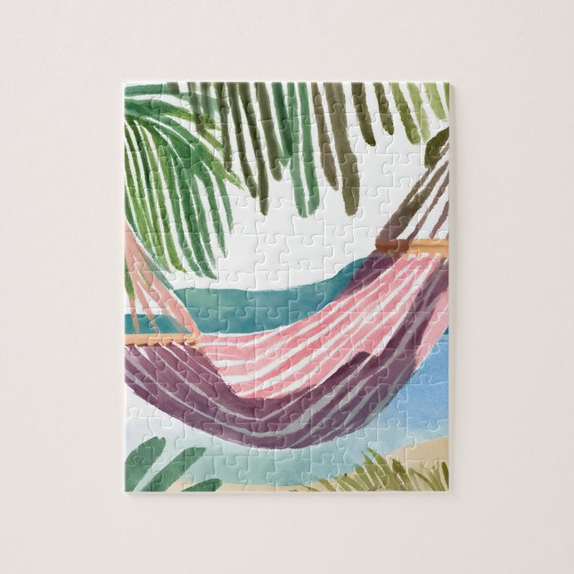 Puzzle Relajándose en una laguna (Vertical)