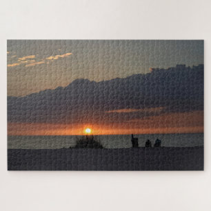 Puzzle Relajante Beach Sunset - 20x30 - 1014 pcs
