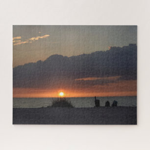Puzzle Relajante puesta de sol en la playa - 16x20 - 520