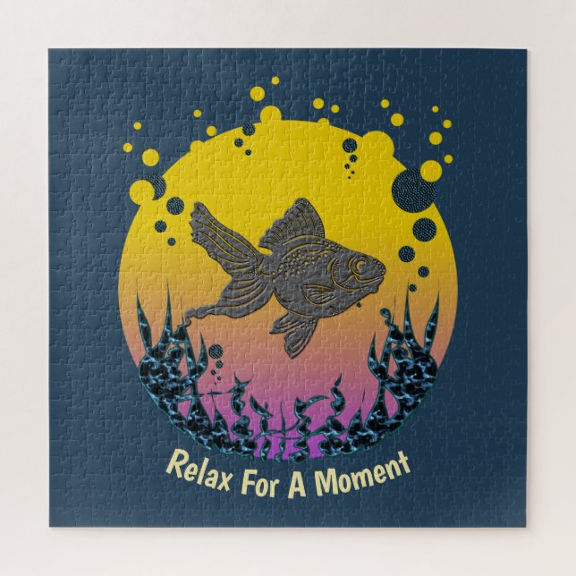 Puzzle Relájese Con Su Mente Bajo El Mar Personalice (Vertical)