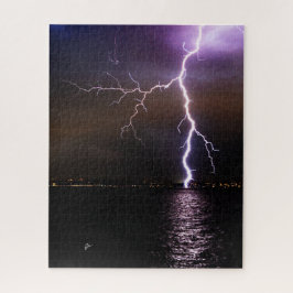 Puzzle Relámpagos sobre el lago Washington