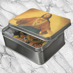 Puzzle Religión vintage, corazón sagrado de Jesucristo<br><div class="desc">Diseño biblia de ilustracion de época con el Sagrado Corazón. La devoción al Sagrado Corazón (también conocido como el Corazón Más Sagrado de Jesús) es una de las devociones católicas romanas más ampliamente practicadas y conocidas, tomando el corazón físico de Jesucristo como la representación de su amor divino por la...</div>