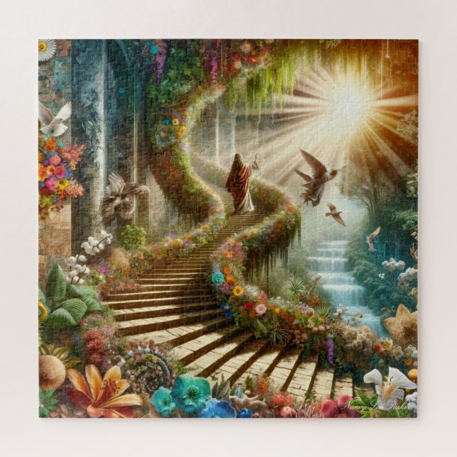 Puzzle Religious Jesus Ascend to Paradise (Horizontal)