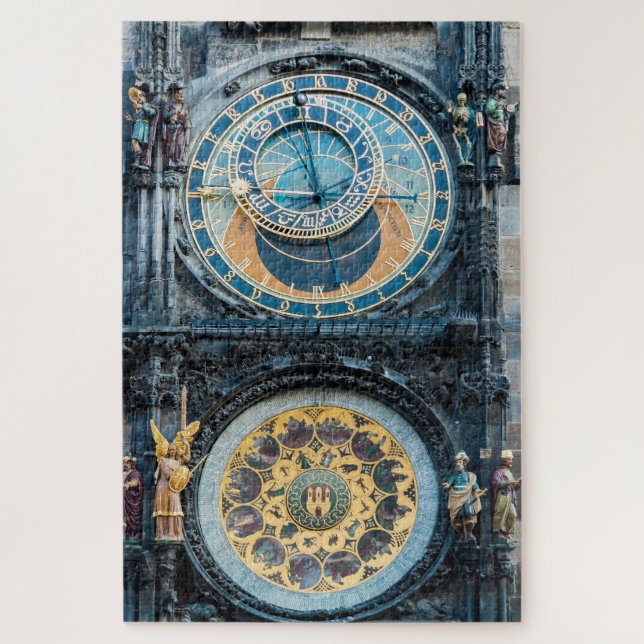 Puzzle Reloj Astronómico antiguo de Praga - República Che (Vertical)