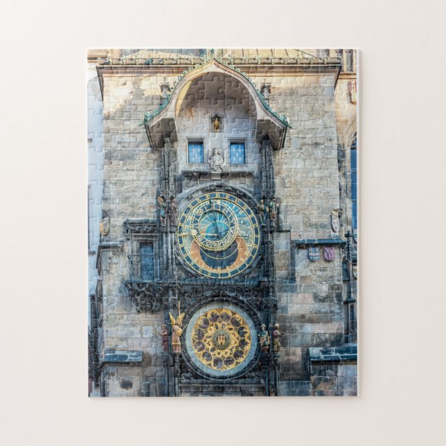 Puzzle Reloj Astronómico antiguo de Praga - República Che (Vertical)