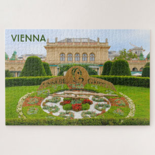 Puzzle Reloj de las flores, Viena, Austria