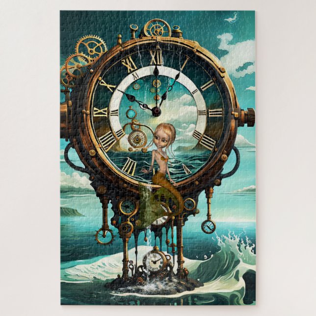 Puzzle Reloj de vapor fantástico (Vertical)
