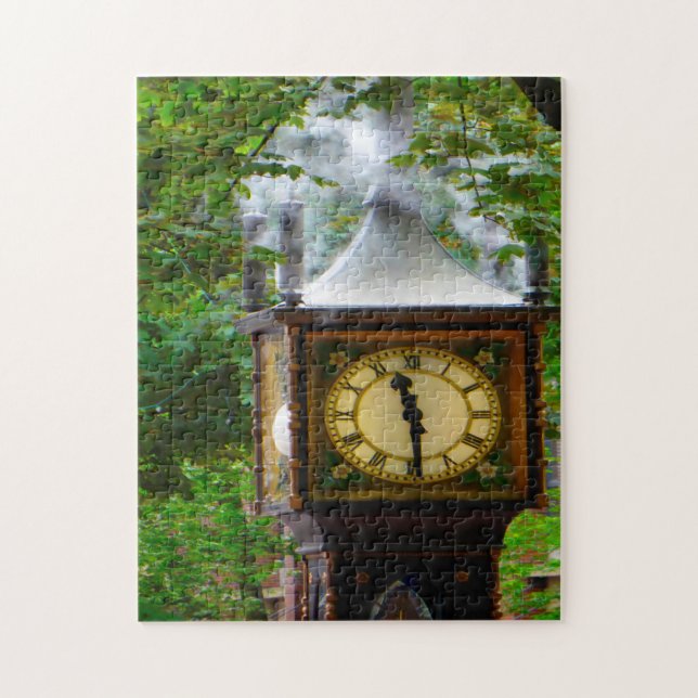 Puzzle Reloj de vapor Vancouver. (Vertical)